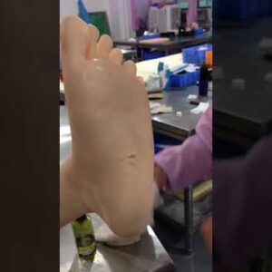 Example of repairing a damaged feet (TPE Sex Doll, WM Doll)