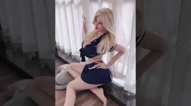Real Silicone Sex Dolls with Skeleton 158cm